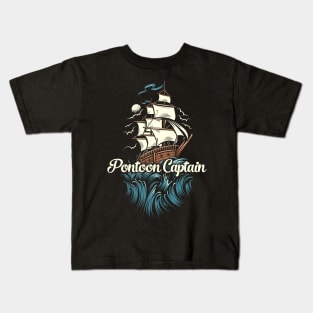 Pontoon Captain - Respect Kids T-Shirt